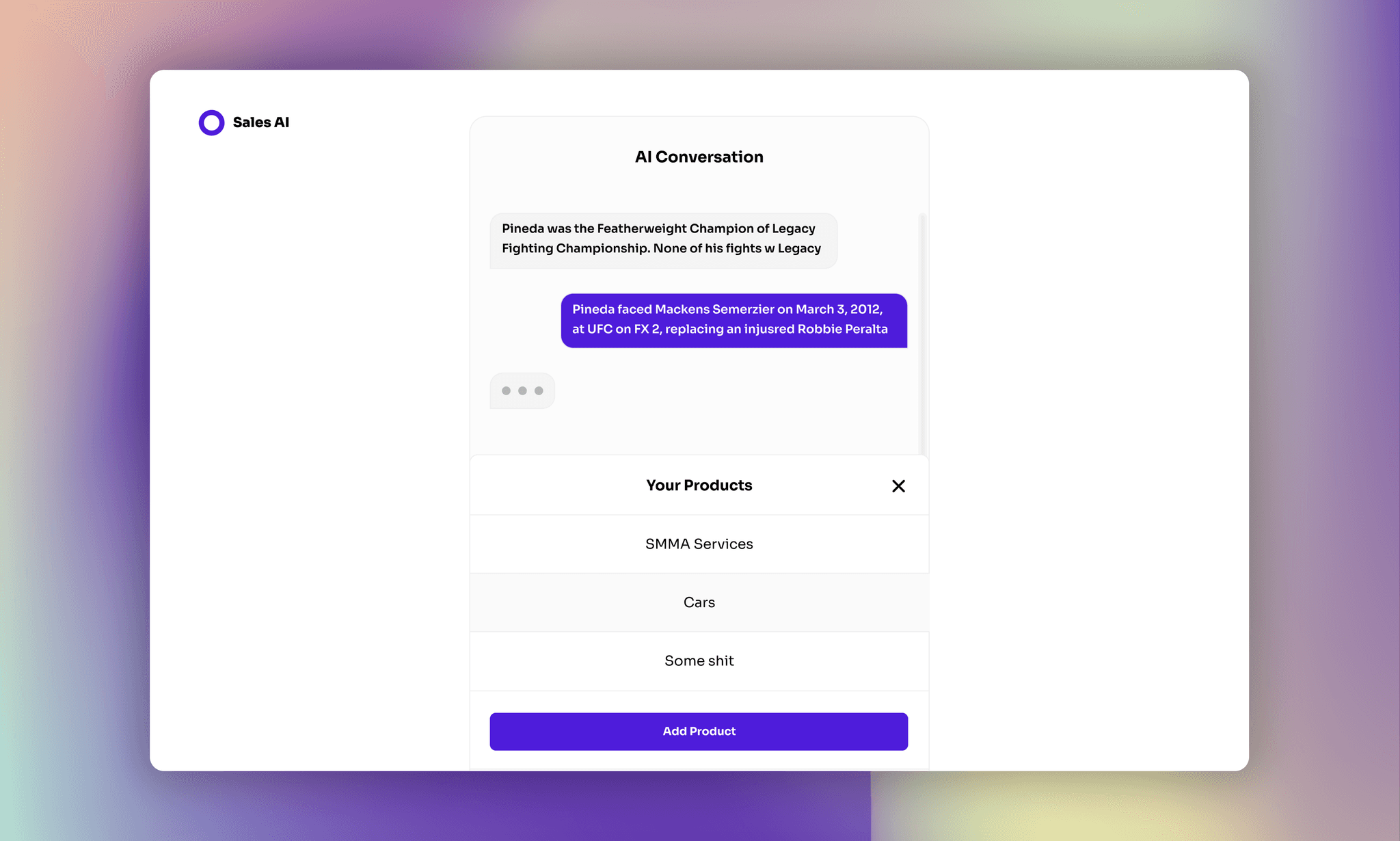 Sales AI